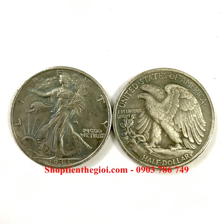Xu Mỹ - USA 1/2 Dollar Liberty 1933 (FAKE) - SP005319 